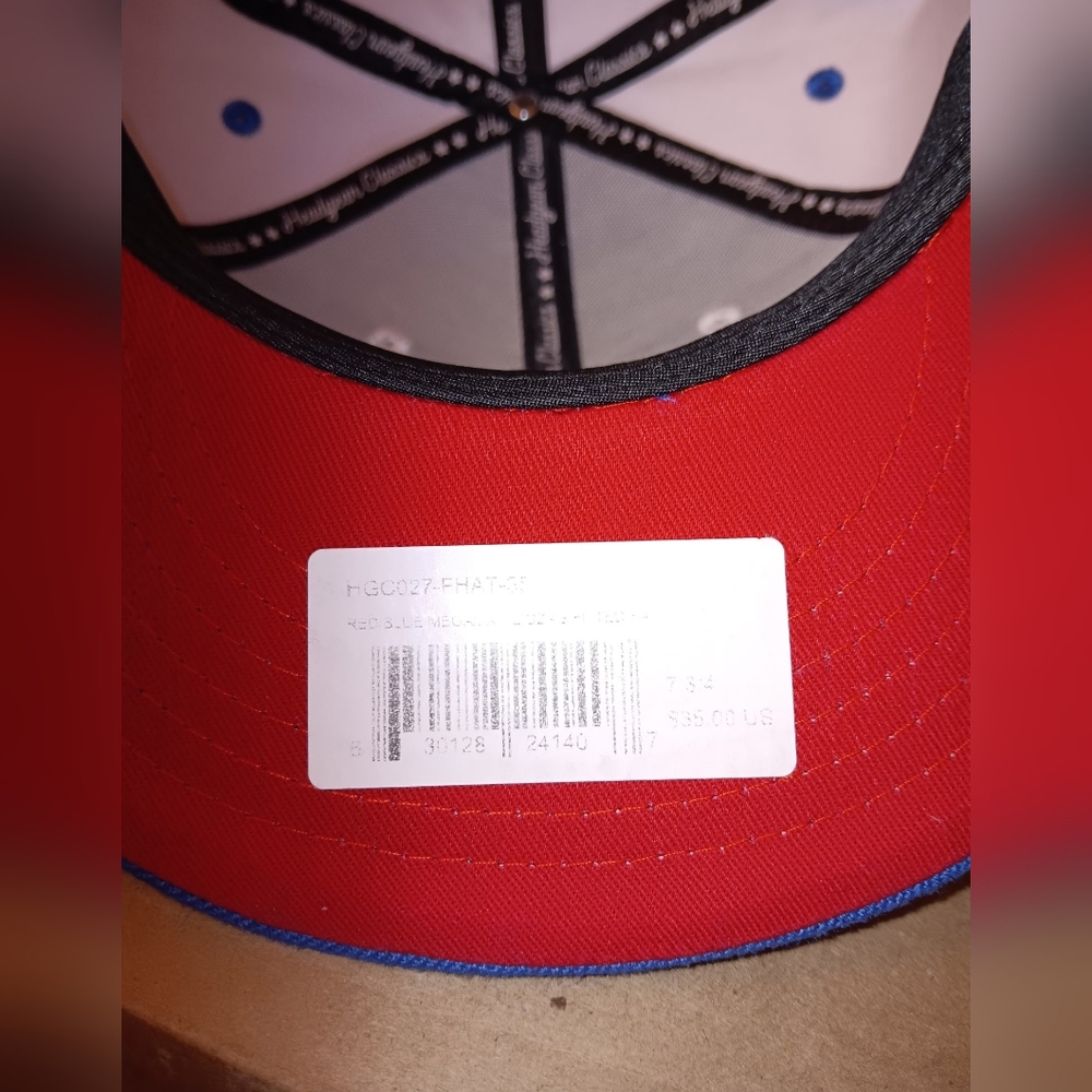 Mega Man Blue and Red Fitted Cap - Picture 4 of 4